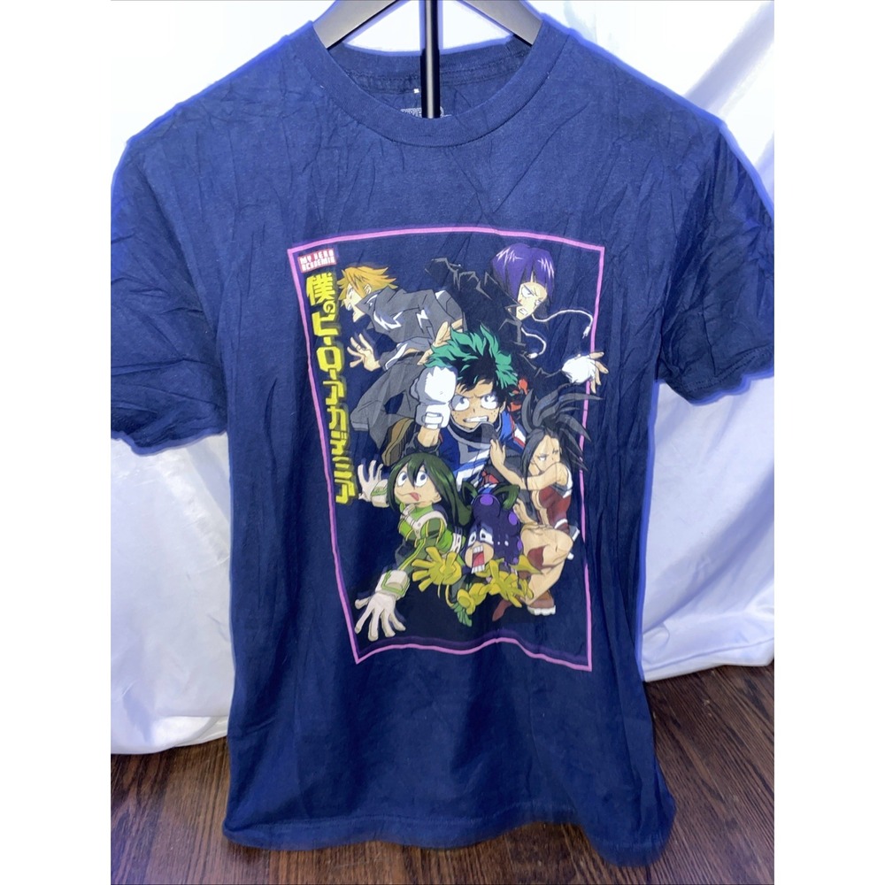 My Hero Academia Anime T-Shirt Men's Size MEDIUM‎ Blue